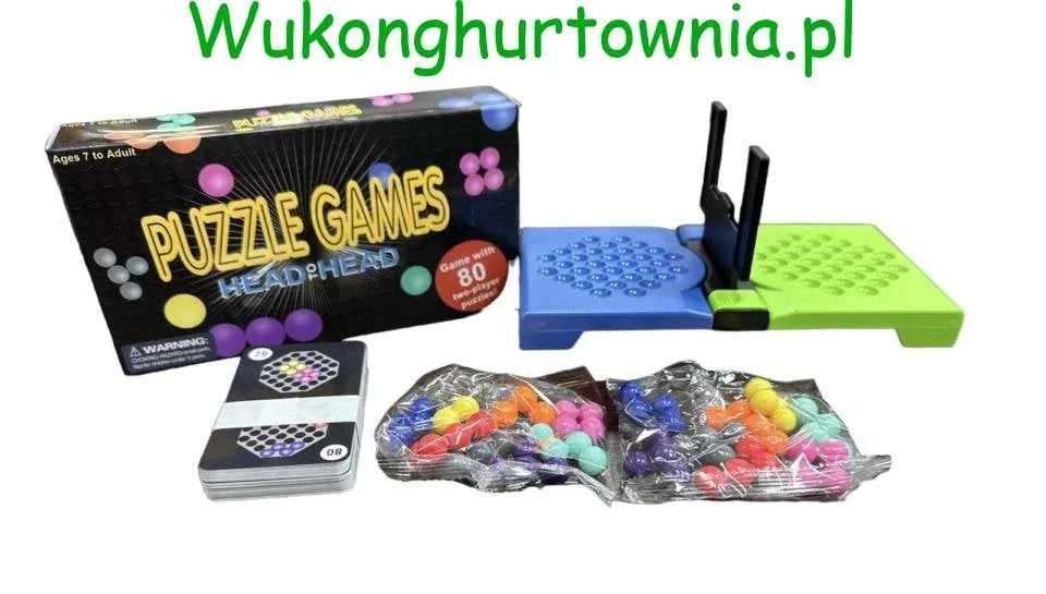 Zabawka Puzzle Game Head to Head - Gra Logiczna 2 Osoby, 80 Zadań
