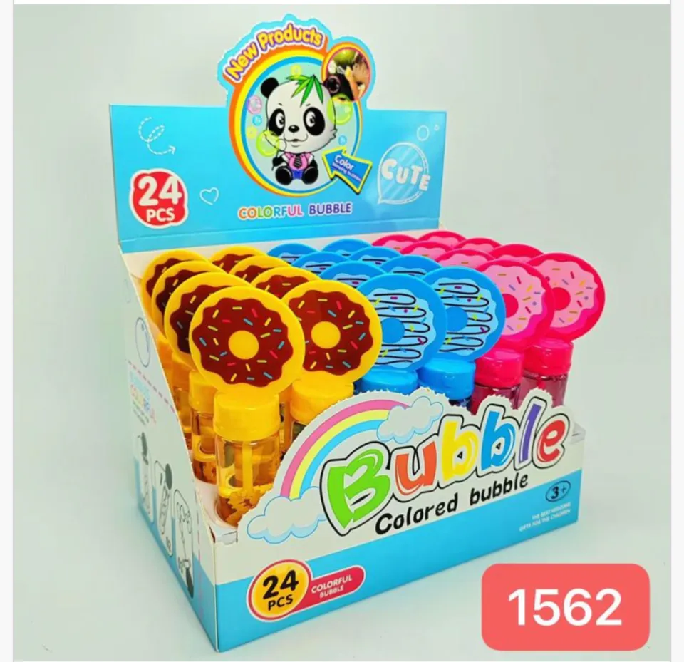 Miecz na Bańki Mydlane Pączek Donut 24 szt. Kolorowe