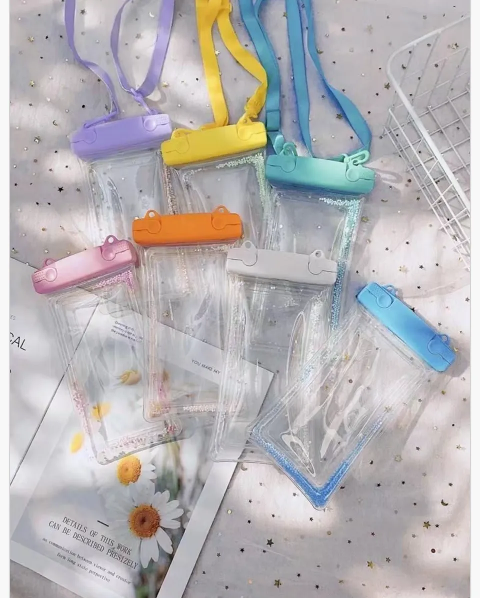 Etui Wodoodporne na Telefon 22x12cm ze Smyczą Mix Kolorów