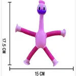 Zabawka Antystresowa Pop Tube Struś z Przyssawkami 17,5cm
