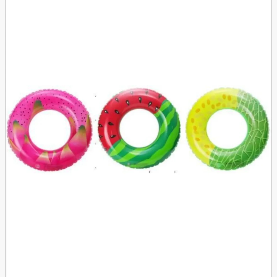 Koło do pływania 80cm dmuchane wzory owocowe mix