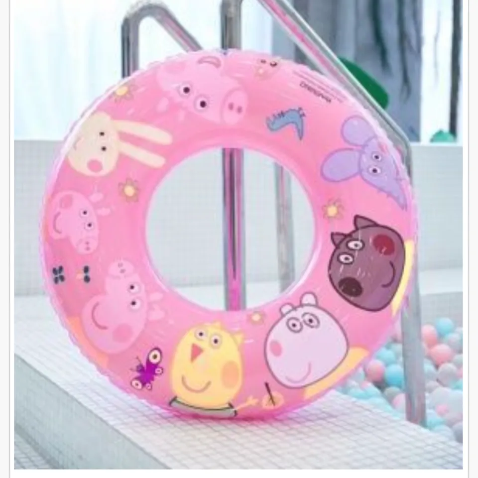 Koło do pływania 70cm różowe wzór Świnka Peppa