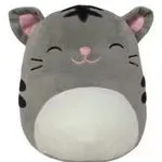 Maskotka Pluszowa 30cm Szary Kot Squishmallow Miękka Przytulanka