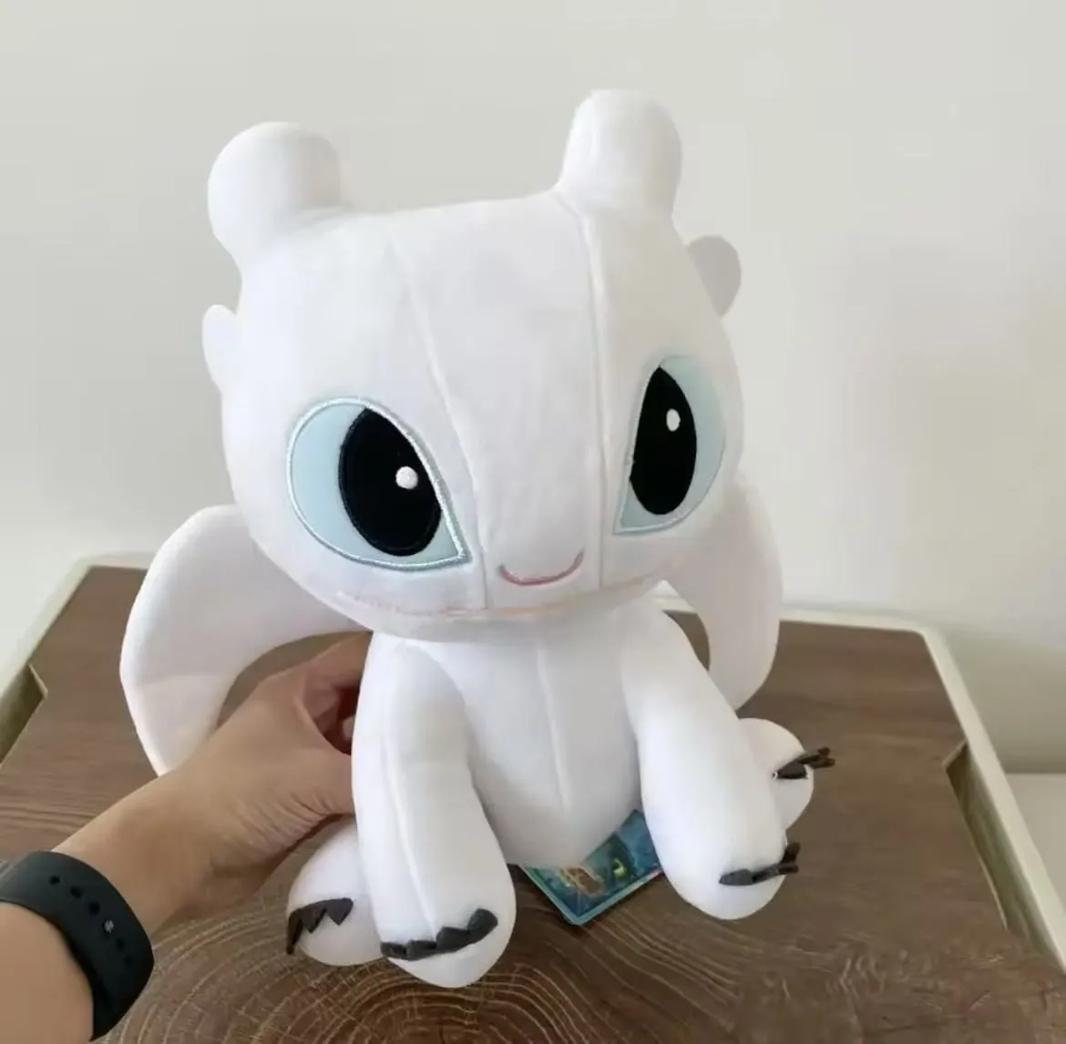 Maskotka Pluszowa 30cm Biały Smok Toothless