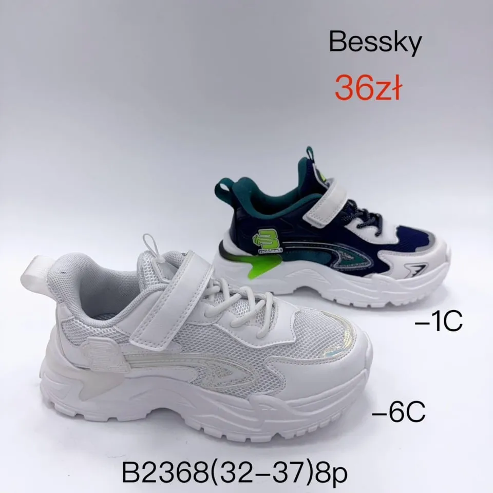 Trampki dziecięce Besssky sportowe r. 32-37 mix kolorów