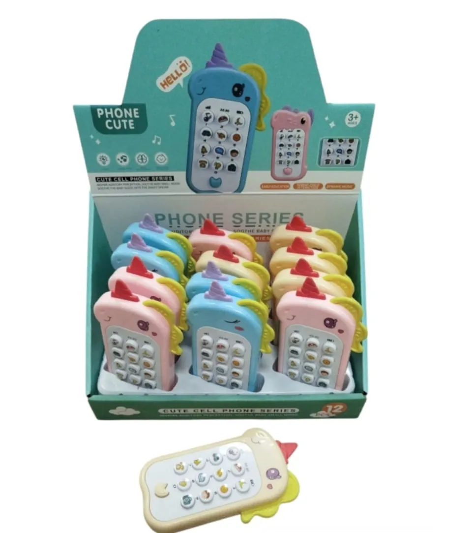 Zabawka Phone Cute Jednorożec Interaktywny Telefon 12szt