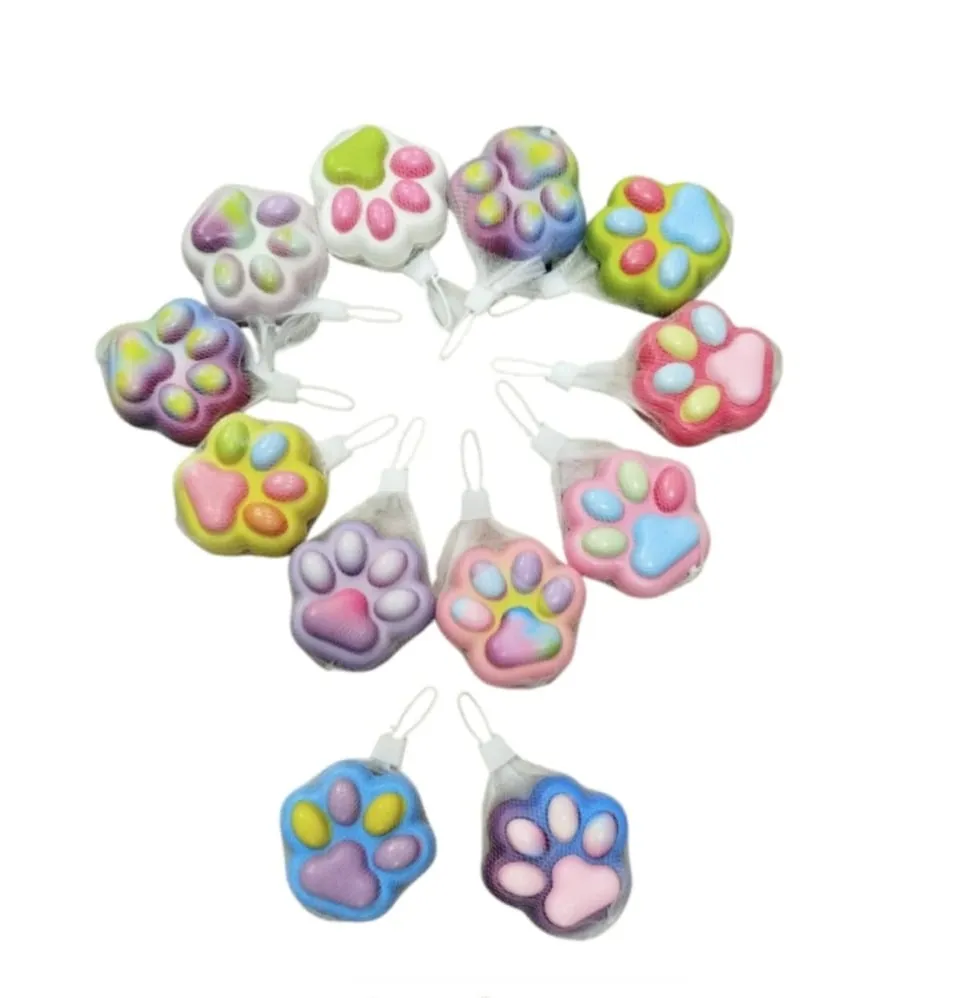 Zabawka Squeeze Toys Gniotek Łapka Mix Kolorów 12 szt. PK16456