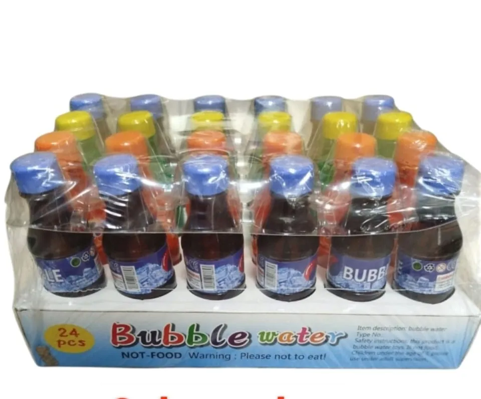 Płyn do baniek mydlanych Bubble Water, zestaw 24 szt.