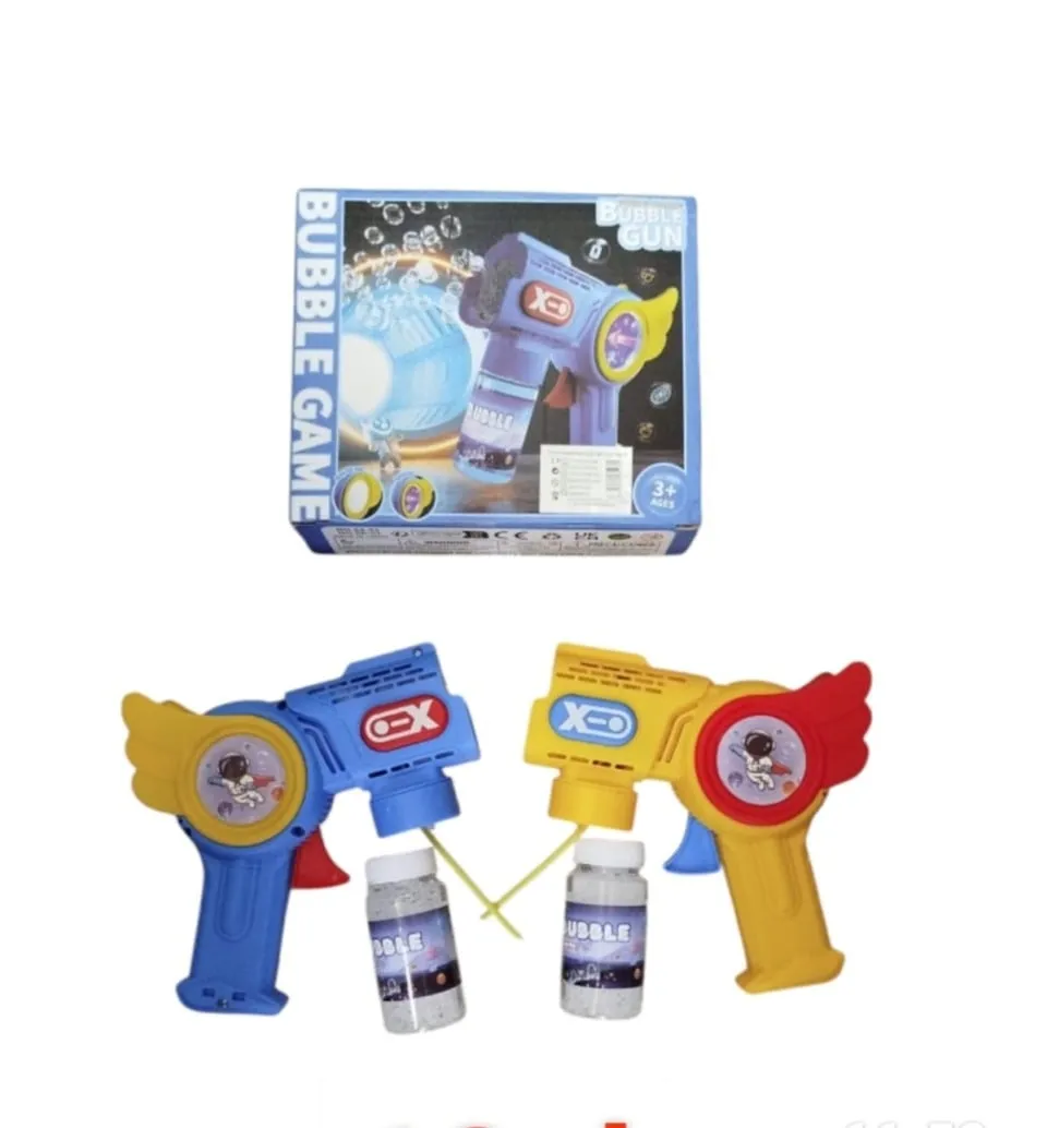 Pistolety Bubble Gun do baniek mydlanych, motyw Astronauta, 6 szt.