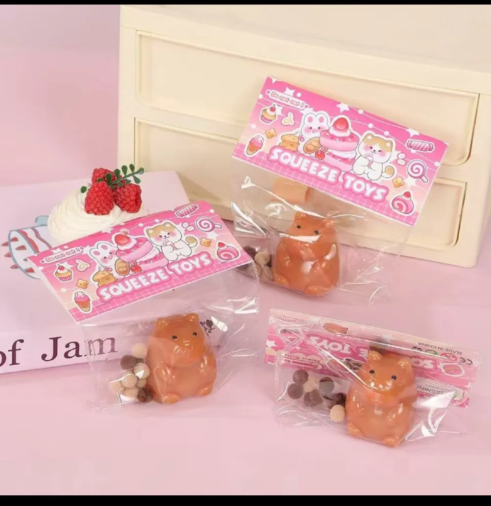 Zabawka Squeeze Toys Kapibara Gniotek Brązowy - 16 szt.