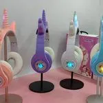 Słuchawki Cat Ear Jednorożec LED LB29 Mix Kolorów 6 szt.