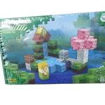 Klocki Magnetyczne Magnetic Block 43PCS Styl Pixel Minecraft