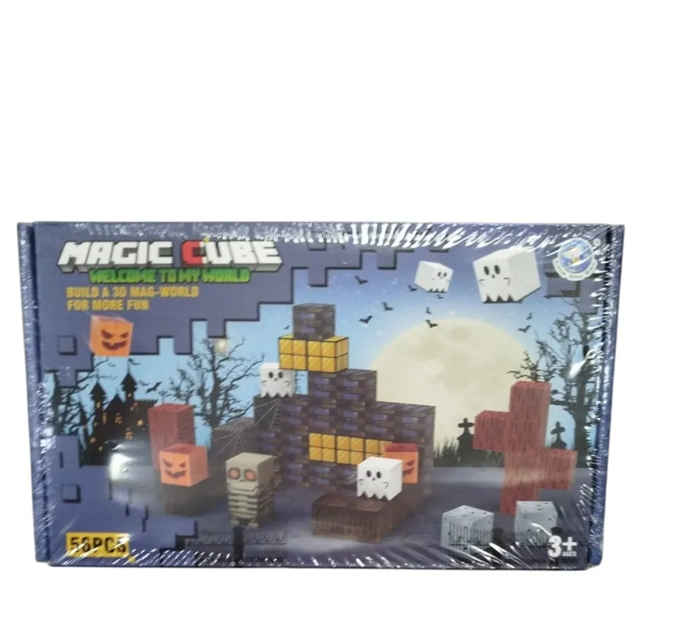 Klocki Magnetyczne Magic Cube 56PCS Halloween 3+