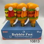 Zabawka Bubble Fan Wiatraczek do Baniek Hamburger 12 szt.