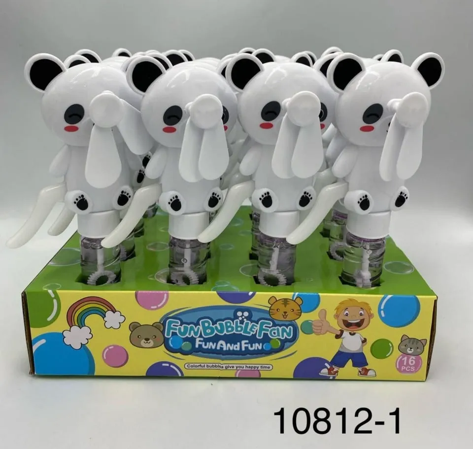 Zabawka Fun Bubble Fan - Wiatraczek do Baniek Panda, 16 szt.