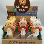 Zabawka Cute Mini Fan Ręczny Wentylator Zwierzątka 12 szt.