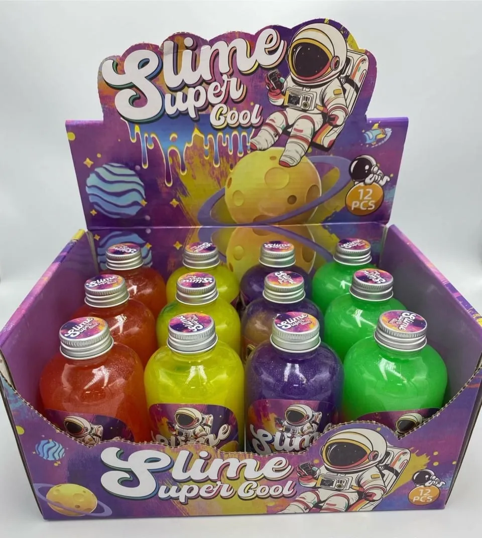 Zabawka Slime Super Cool Kosmos w butelce, mix kolorów, 12 szt.