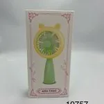 Ręczny Wentylator USB Mini Fan z Uszami Żółto-Miętowy