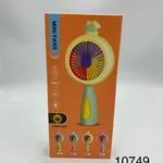 Ręczny wentylator USB LED z akumulatorem HQR-280, 6 szt.