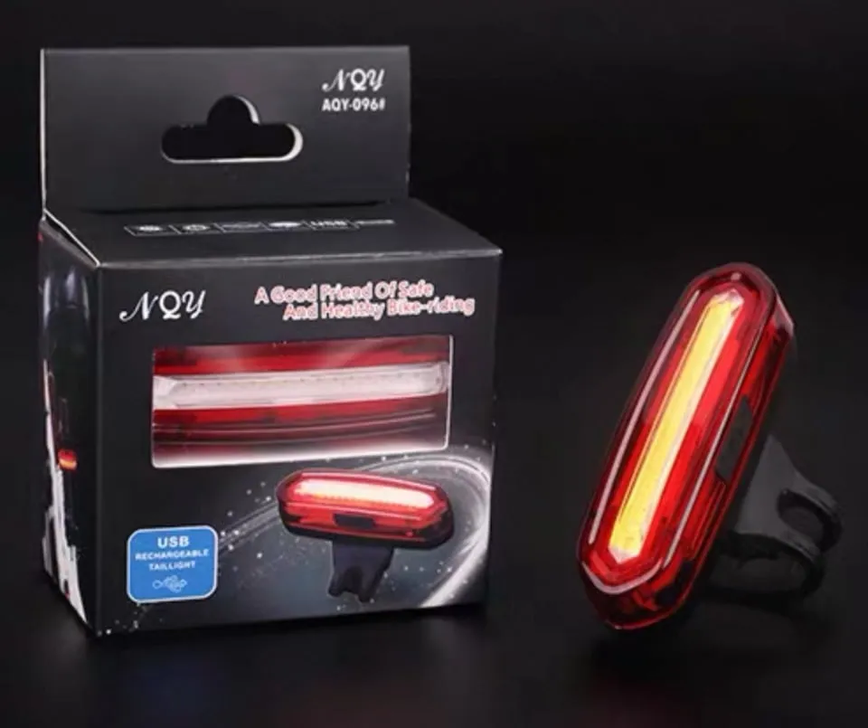 Lampki Rowerowe Tylne LED USB NQY AQY-096 6 szt.