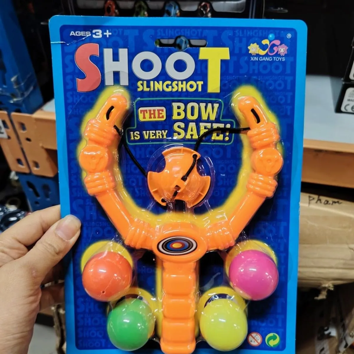 Zabawka Proca Shoot Slingshot The Bow z Piłeczkami, 12 szt.