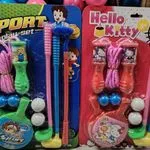Zabawka Sport Play Set - Zestaw Sportowy Skakanka i Golf Mix 6szt