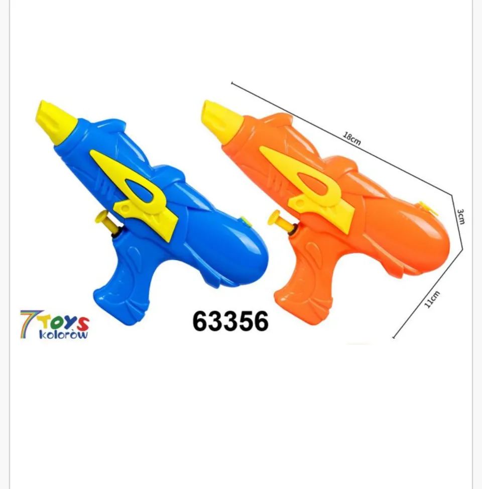 Pistolety wodne 18cm mix kolorów - 12 szt/paczka