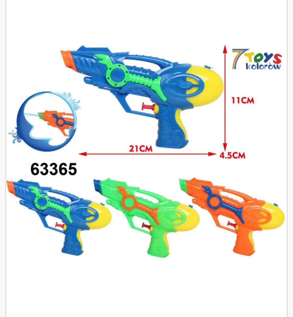 Pistolety Wodne 21cm Mix Kolorów 12 szt. 7 TOYS