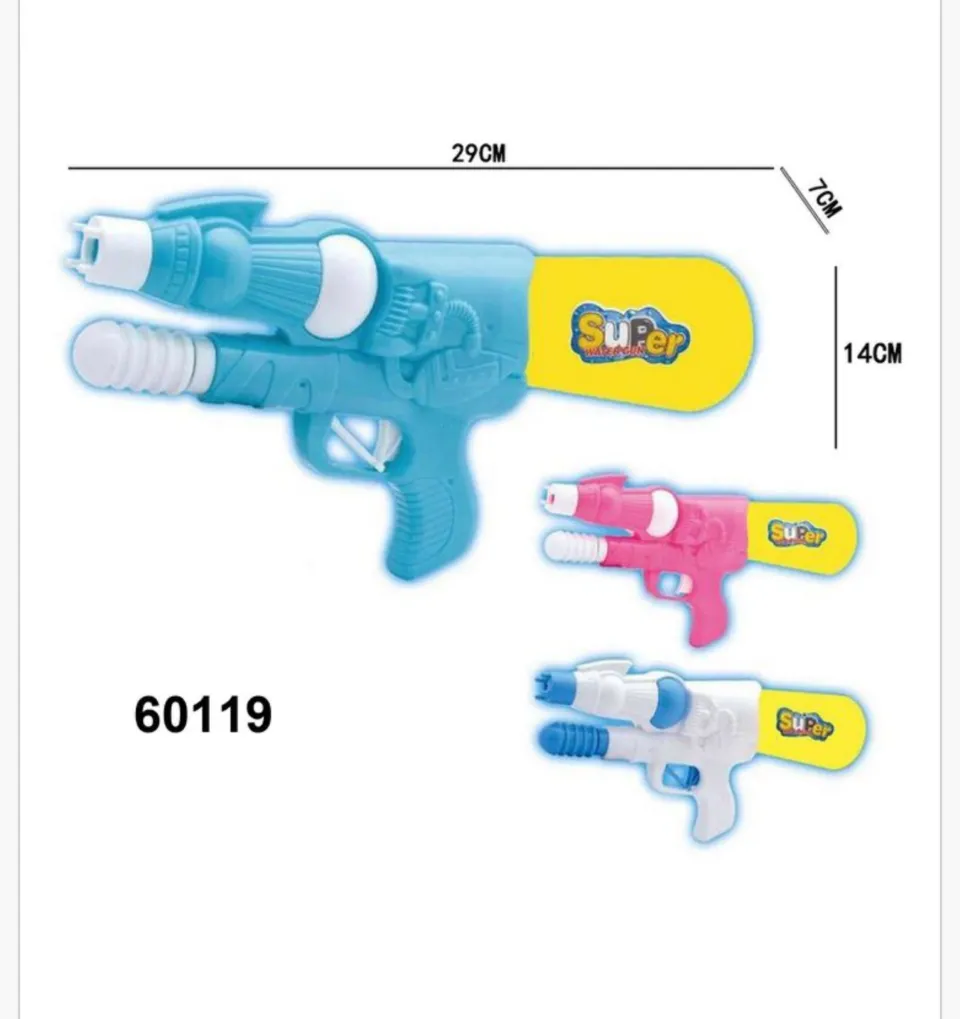 Pistolety Wodne 29cm Super Water Gun Mix Kolorów 6szt