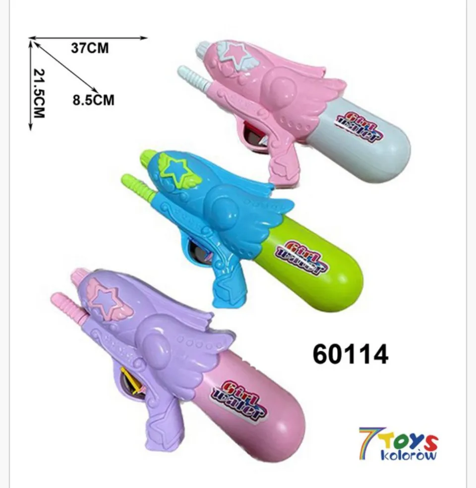 Pistolety Wodne 37cm Girl Water Mix Kolorów 6szt PK16833