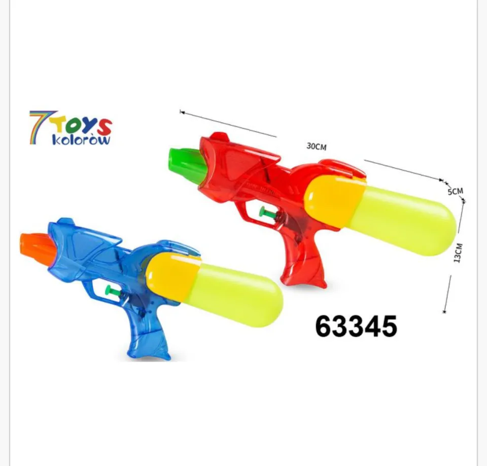 Pistolety Wodne 30cm Mix Kolorów 7 TOYS - 6 szt/opak