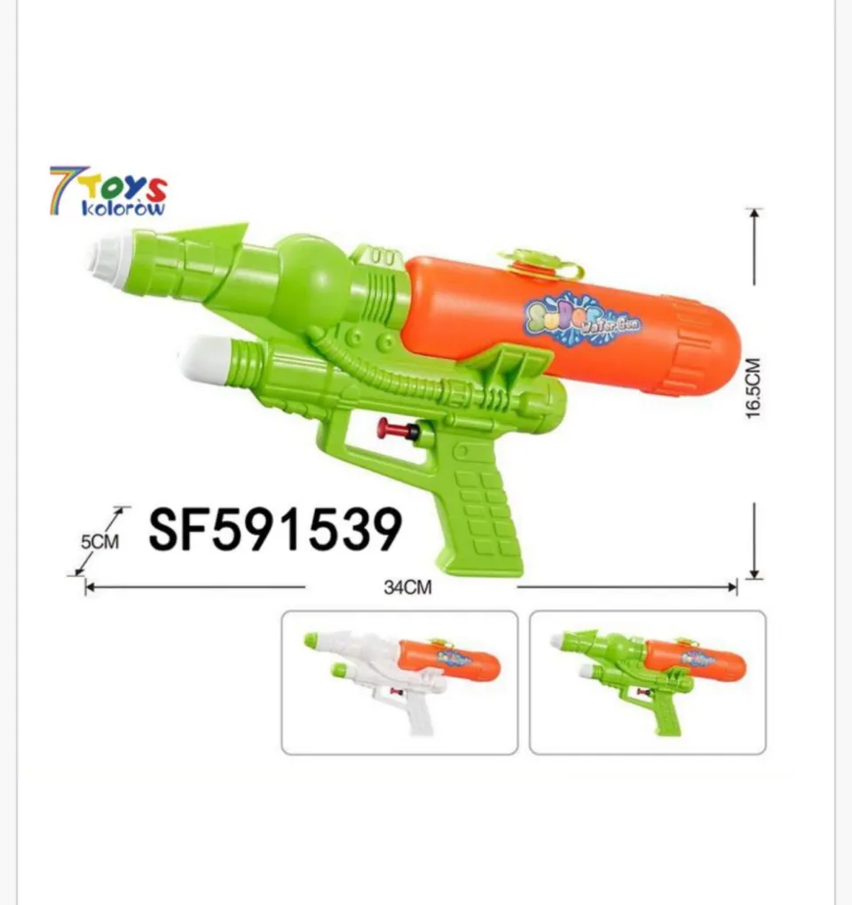 Pistolety Wodne 34cm Super Water Gun Mix Kolorów 6szt