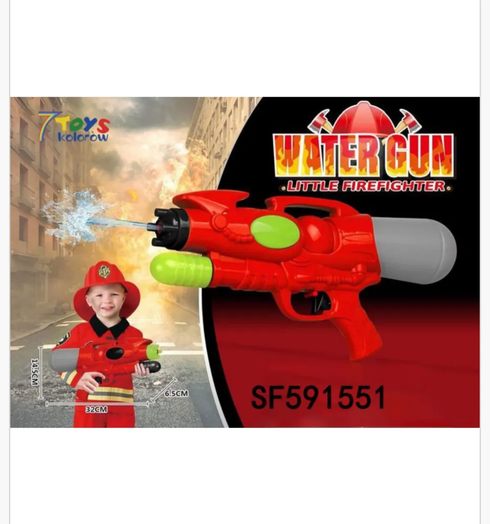 Pistolet Wodny Strażak Little Firefighter 32cm 6 szt.