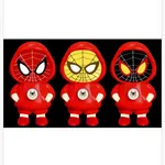 Brelok Spider-Man Superbohater w Bluzie Czerwonej, 12 szt.