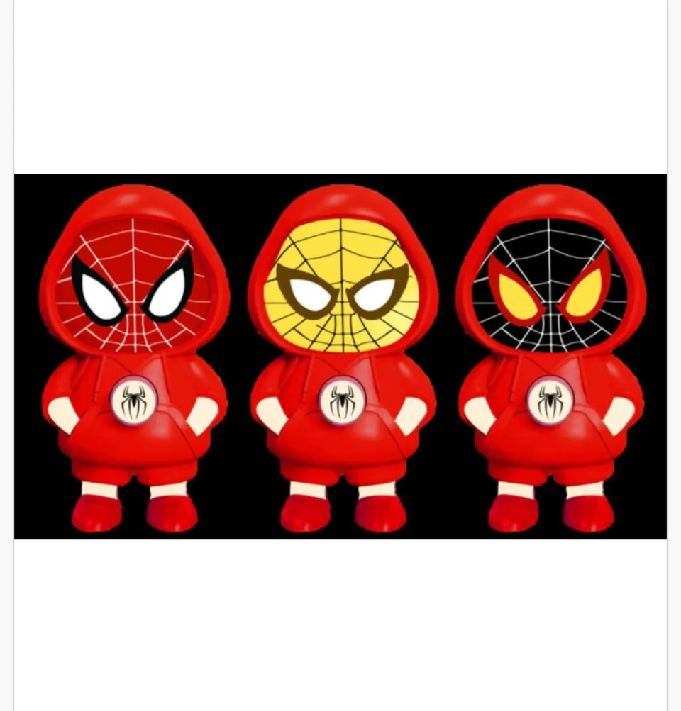 Brelok Spider-Man Superbohater w Bluzie Czerwonej, 12 szt.