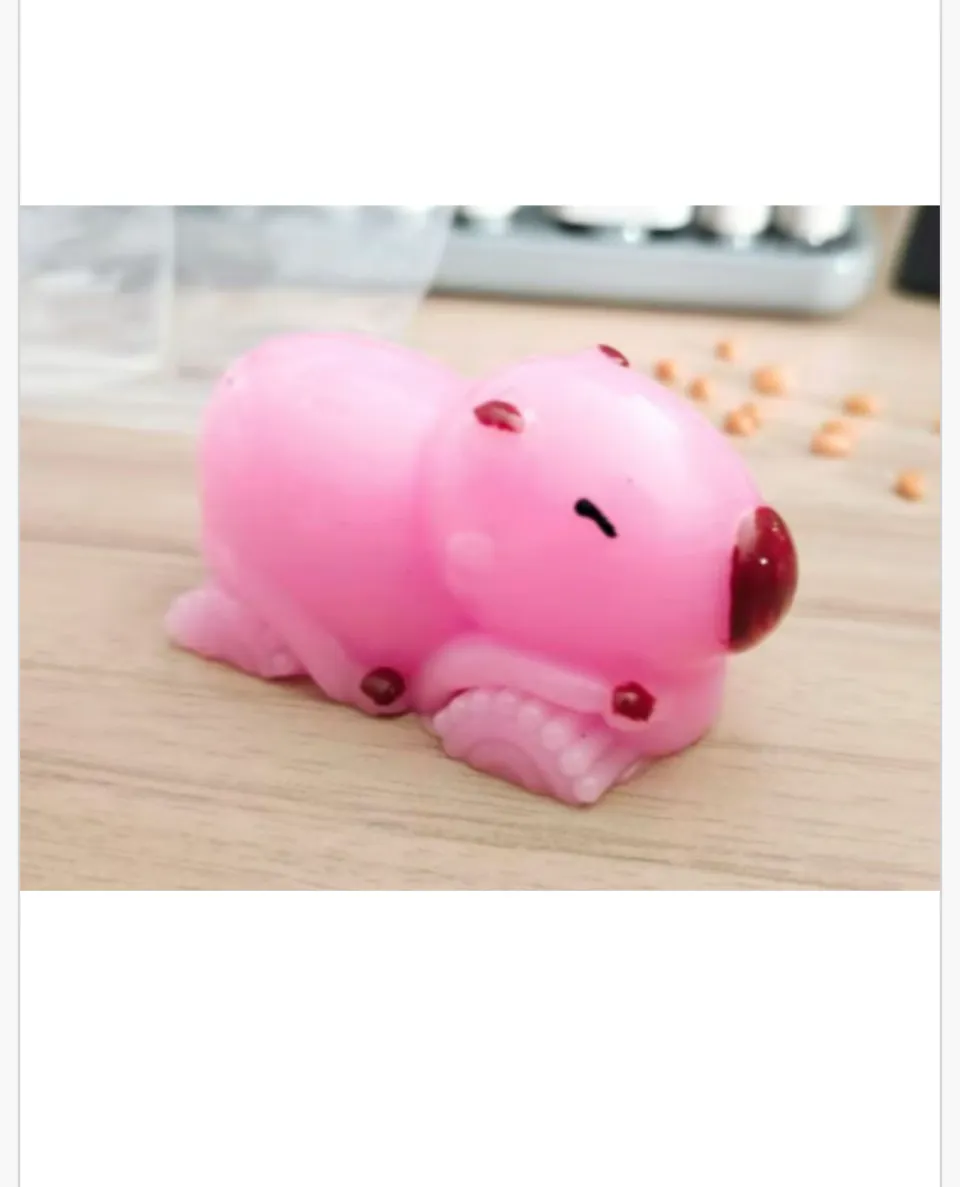 Zabawka Squeeze Gniotek Kapibara Różowa - 12 szt.