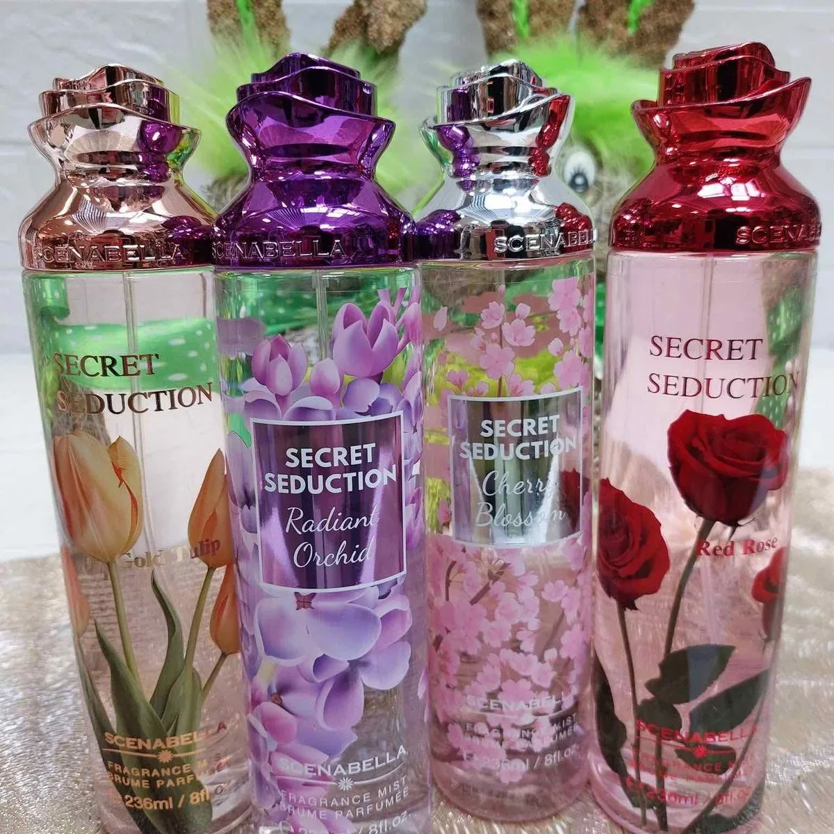 Mgiełka do ciała Scenabella Secret Seduction 236ml Rose Cap