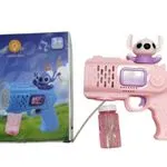 Pistolety Bubble Gun z figurką Stitch, światło i dźwięk, 6 szt. Mix