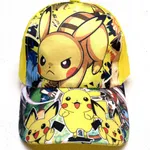Czapka z daszkiem Pikachu dla dzieci, żółta, motyw Pokémon