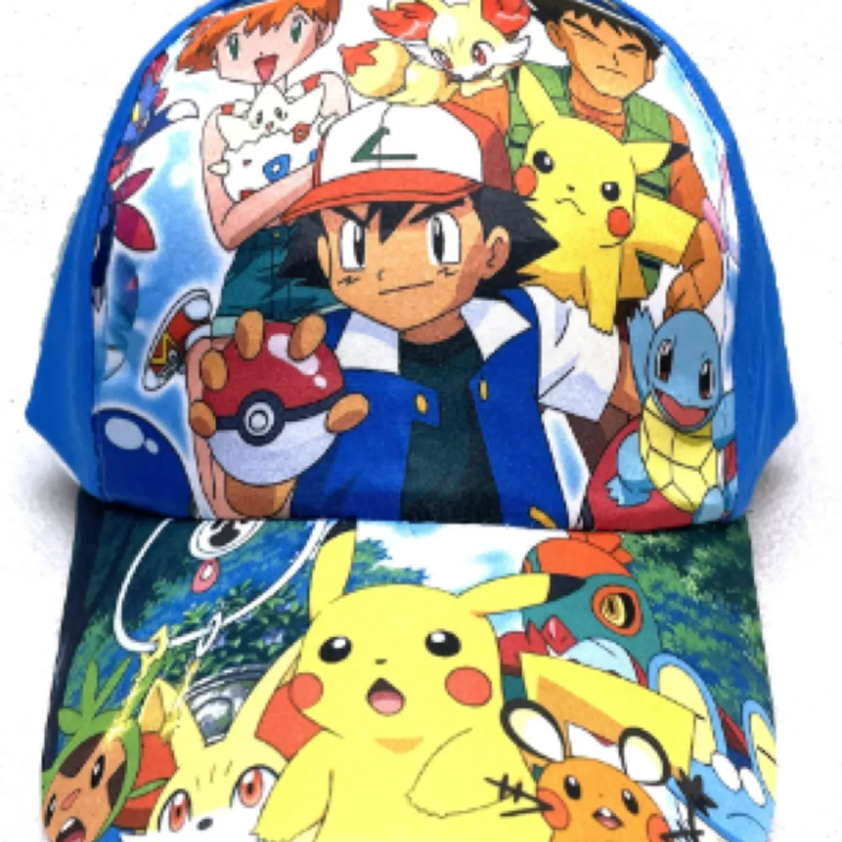 Kapelusz Pokemon Czapka z daszkiem dziecięca Full Print niebieska