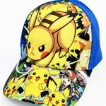 Czapka z daszkiem dziecięca Pikachu, niebieska, 12 szt.