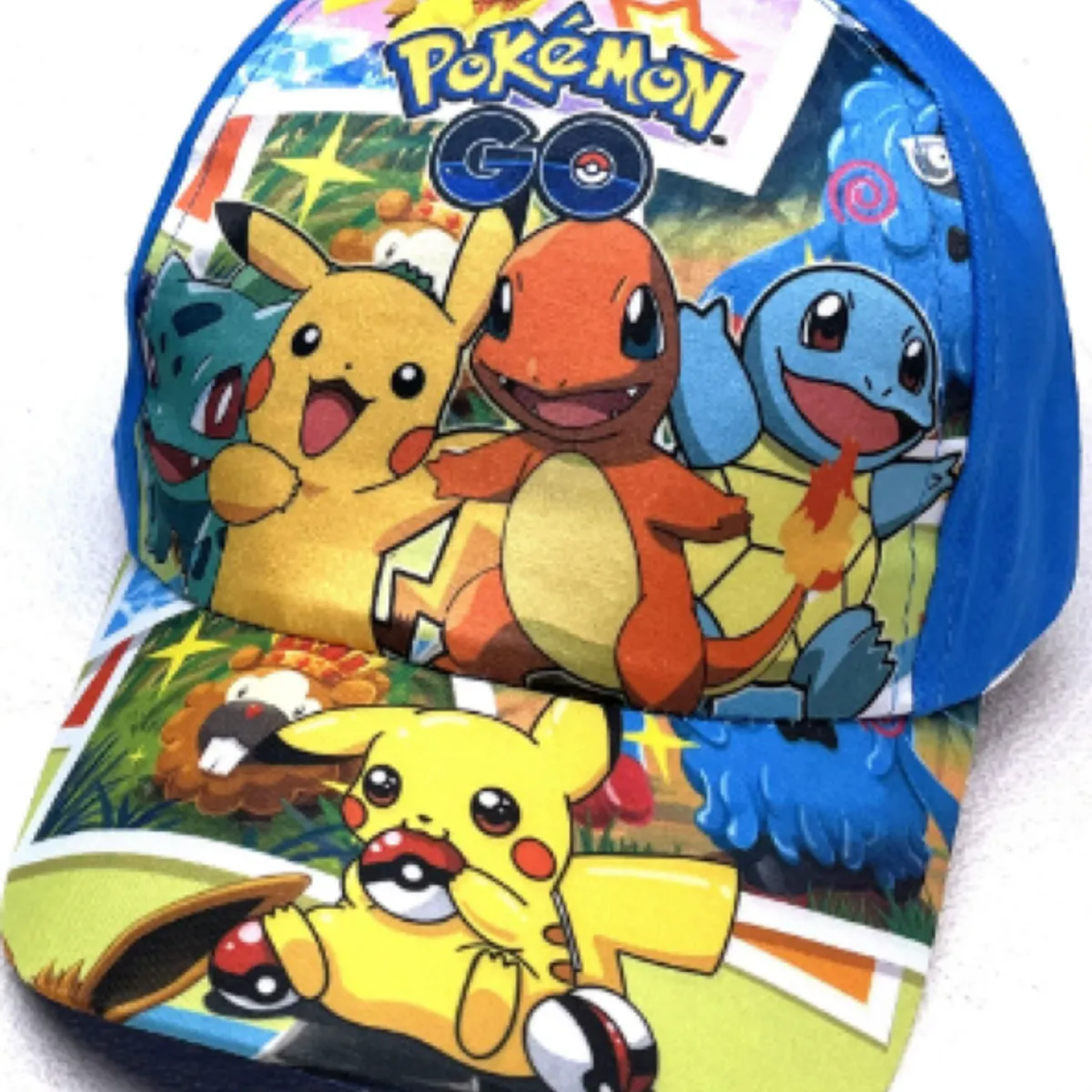 Czapka z daszkiem Pokémon GO niebieska dziecięca PK16922