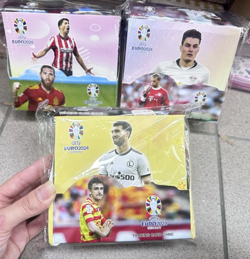 Zestaw Karty Trading Card Game UEFA EURO 2024 Mix 6 szt.