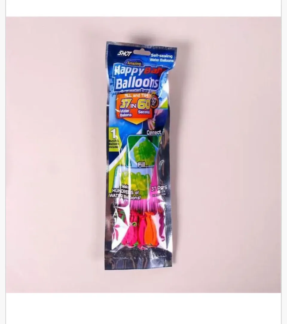 Zestaw Balony Wodne 37PCS Happy Baby - Szybkie Napełnianie