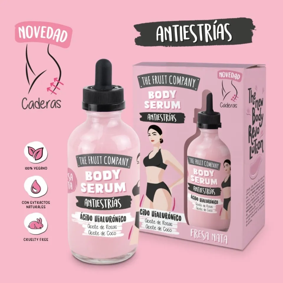 Serum do Ciała The Fruit Company Antiestrías Fresa Nata 12 szt.