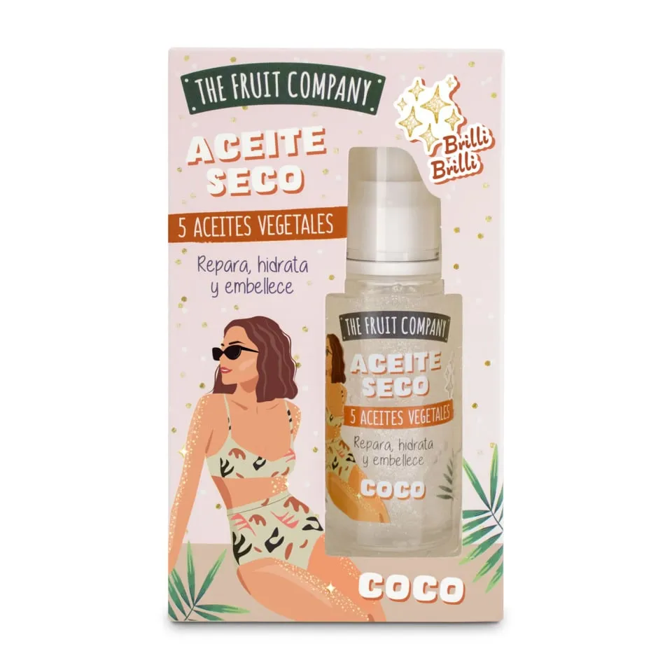 Olejek do Ciała 50ml The Fruit Company Coco Suchy z Brokatem