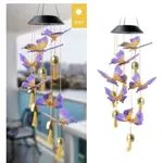 Lampka Dekoracyjna Solarna Motyle i Dzwonki, 6 szt.
