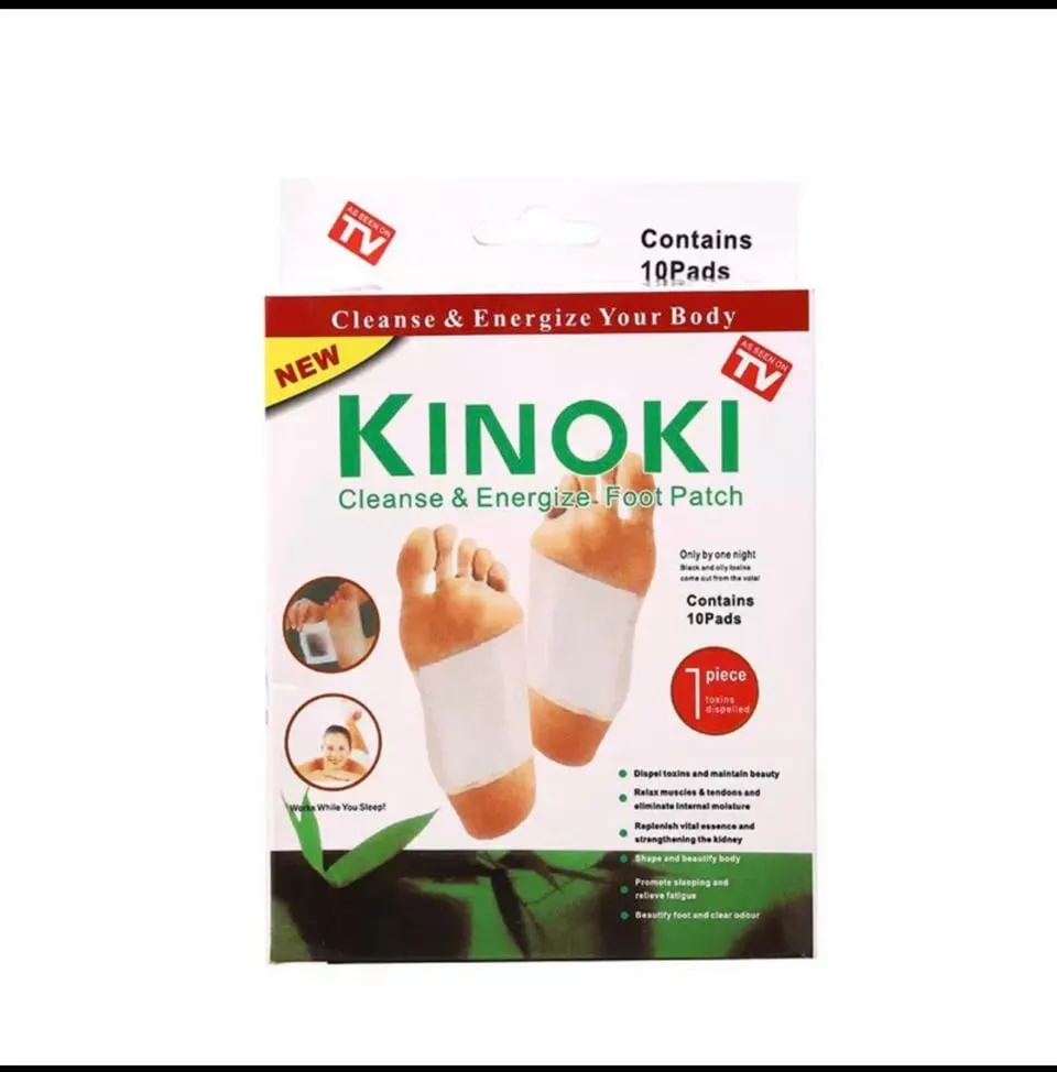 Plastry Oczyszczające na Stopy Kinoki Cleanse & Energize 10 szt