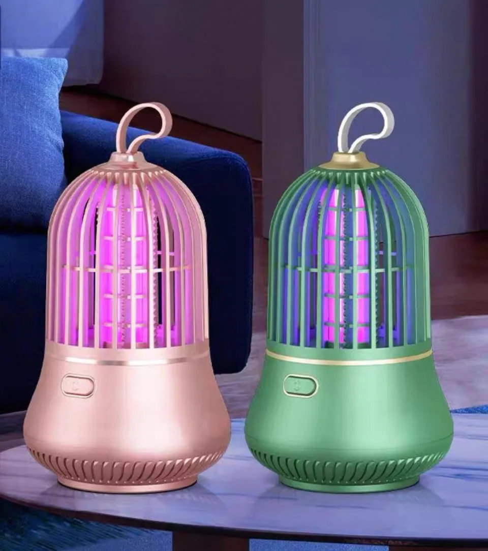 Lampa owadobójcza nocna USB akumulatorowa 360° przenośna