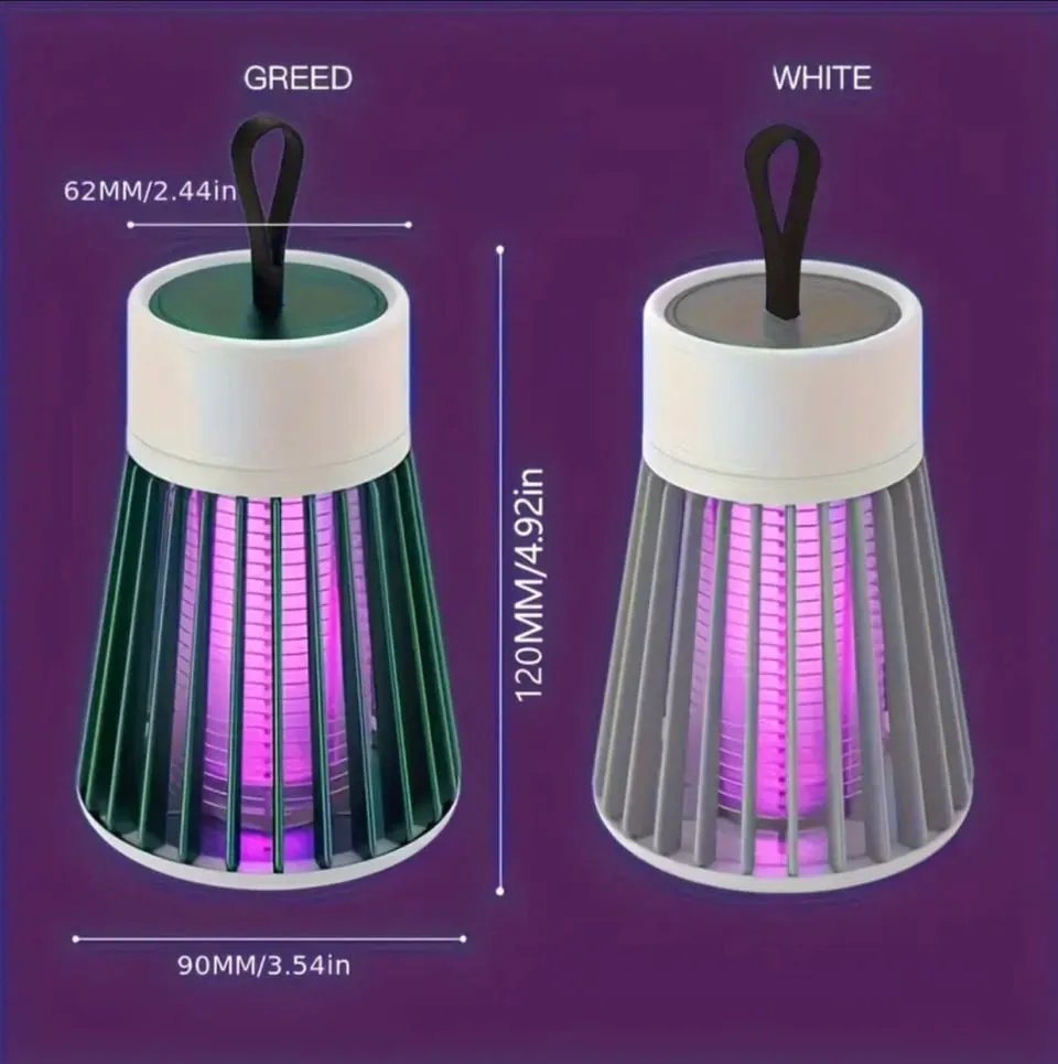 Lampa owadobójcza nocna USB akumulatorowa 360° przenośna